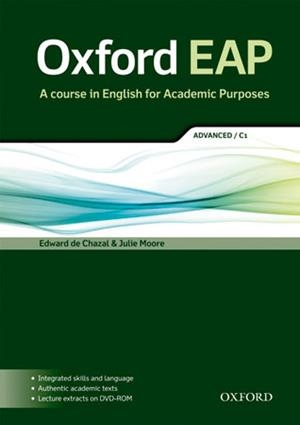 OXFORD GRAMMAR FOR EAP ADVANCED (ST+DVD) ACADEMIC PURPOSES | 9780194001793 | Librería Castillón - Comprar libros online Aragón, Barbastro
