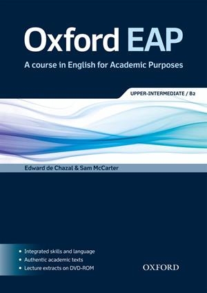OXFORD GRAMMAR FOR EAP UPPER-INT.(ST+DVD).ACADEMIC PURPOSES | 9780194001786 | Librería Castillón - Comprar libros online Aragón, Barbastro