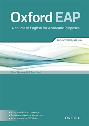 OXFORD GRAMMAR FOR EAP PRE-INT.(ST+DVD).ACADEMIC PURPOSES | 9780194002073 | Librería Castillón - Comprar libros online Aragón, Barbastro