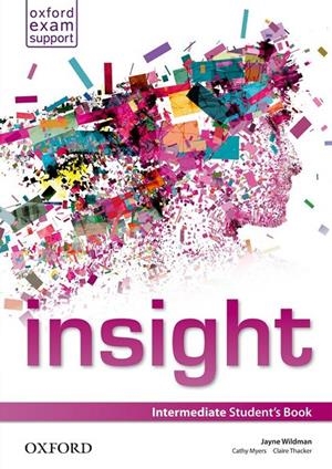 (ST).INSIGHT B1 INTERMEDIATE STUDENT´S BOOK | 9780194011082 | Librería Castillón - Comprar libros online Aragón, Barbastro