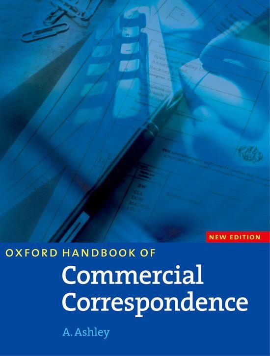 ^^OXF.HANDBOOK COMMERCIAL CORRESPONDENCE.S | 9780194572132 | Librería Castillón - Comprar libros online Aragón, Barbastro
