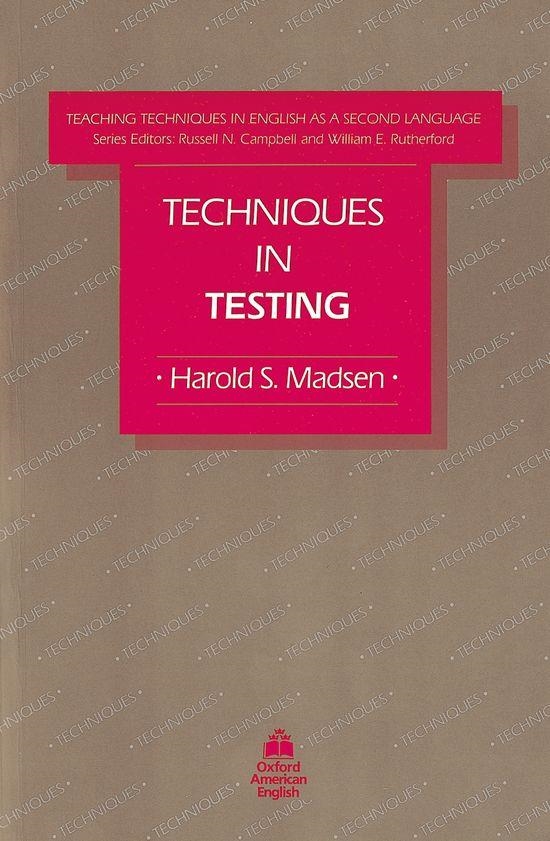 TECHNIQUES IN TESTING | 9780194341325 | Librería Castillón - Comprar libros online Aragón, Barbastro
