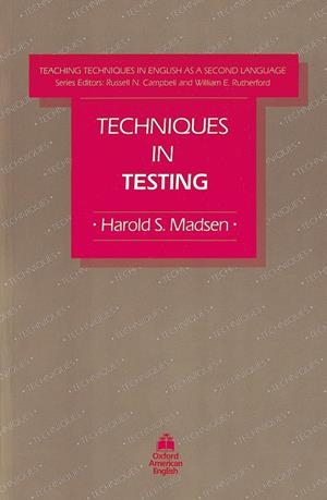 TECHNIQUES IN TESTING | 9780194341325 | Librería Castillón - Comprar libros online Aragón, Barbastro