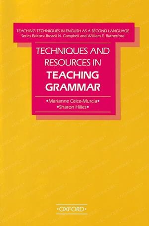 TECHNIQUES RESOURCES IN TEACHING GRAMMAR | 9780194341912 | Librería Castillón - Comprar libros online Aragón, Barbastro
