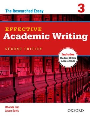 EFFECTIVE ACADEMIC WRITING (3) 2¦ED. | 9780194323482 | Librería Castillón - Comprar libros online Aragón, Barbastro