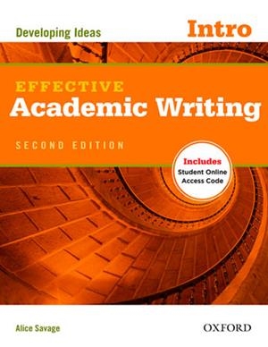EFFECTIVE ACADEMIC WRITING (INTRO) 2¦ED. | 9780194323451 | Librería Castillón - Comprar libros online Aragón, Barbastro