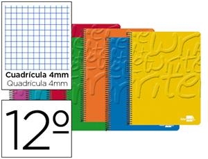 BLOC ESPIRAL 1/12  80H CUADRICULA bq05 725 | 8423473007253 | Librería Castillón - Comprar libros online Aragón, Barbastro