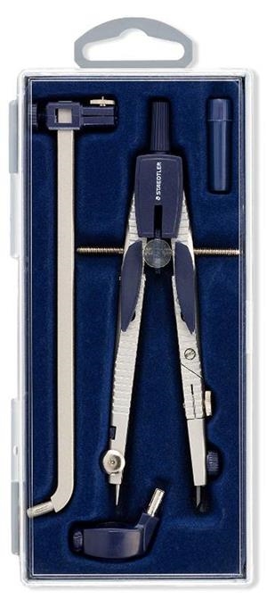 COMPAS STAEDTLER 553 02 CON BIGOTERA Y AJUSTE RÁPIDO | 4007817050552 | Librería Castillón - Comprar libros online Aragón, Barbastro