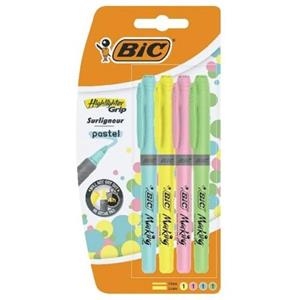 BIC BLISTER 4 MARCADORES FLUORESCENTES PASTEL MARKING 964859 | 3086123538474 | Librería Castillón - Comprar libros online Aragón, Barbastro
