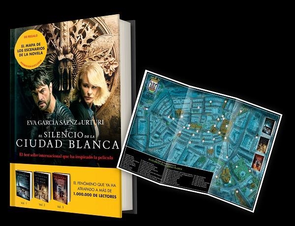 Pack El silencio de la ciudad blanca + mapa de escenarios | 9788408216643 | García Sáenz de Urturi, Eva | Librería Castillón - Comprar libros online Aragón, Barbastro