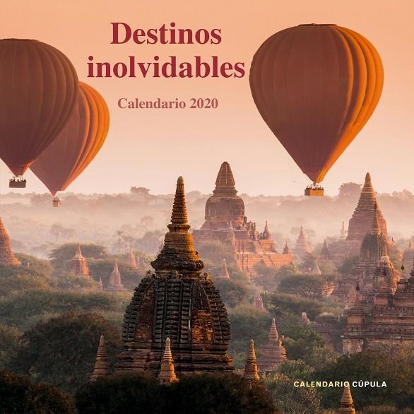Calendario pared  Destinos inolvidables 2020 | 9788448026219 | VV.AA. | Librería Castillón - Comprar libros online Aragón, Barbastro