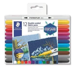ROTULADOR STAEDTLER TEXTIL 12 COLORES 3190 TB12 | 4007817043196 | Librería Castillón - Comprar libros online Aragón, Barbastro