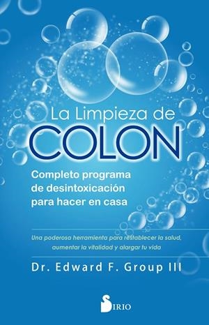 La limpieza de colon | 9788418000027 | GROUP, EDWARD F | Librería Castillón - Comprar libros online Aragón, Barbastro