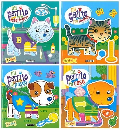 Cuido a mis mascotas - 4 títulos surtidos | 9788467766233 | Busquets, Carmen | Librería Castillón - Comprar libros online Aragón, Barbastro