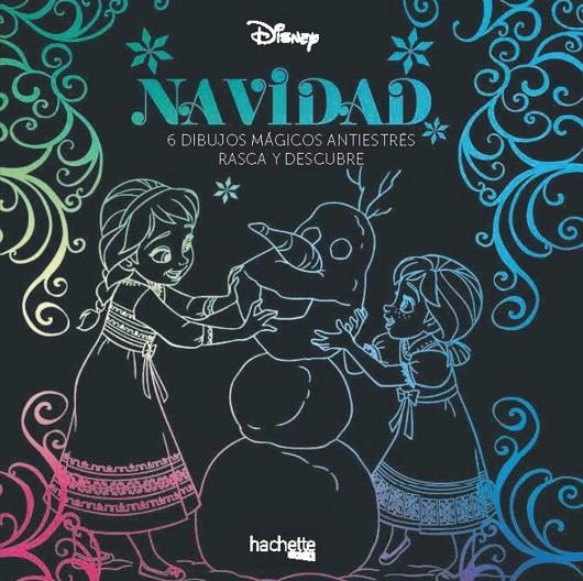 Arteterapia. Navidad Disney. 6 dibujos mágicos antiestrés. Rasca y descubre | 9788417586454 | VV.AA. | Librería Castillón - Comprar libros online Aragón, Barbastro