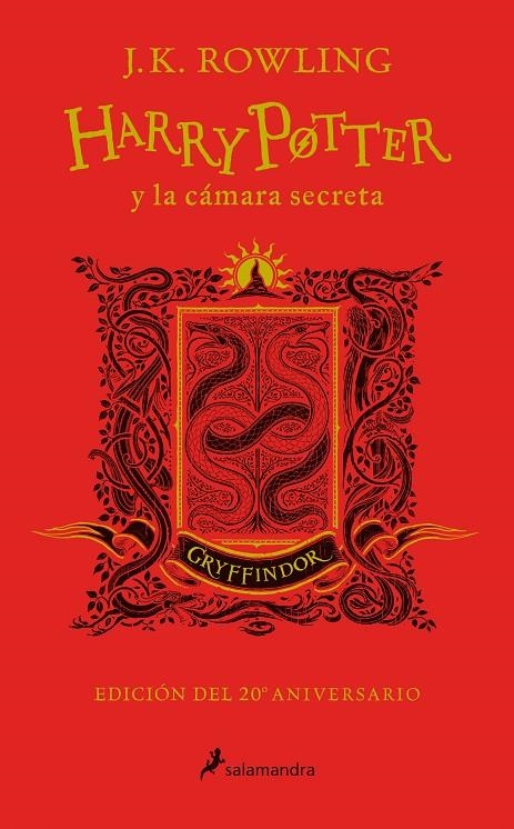 Harry Potter y la cámara secreta. Gryffindor (rojo) HP2 | 9788498389715 | J.K. Rowling | Librería Castillón - Comprar libros online Aragón, Barbastro