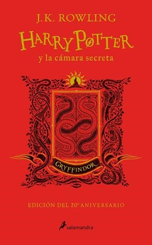 Harry Potter y la cámara secreta. Gryffindor (rojo) HP2 | 9788498389715 | J.K. Rowling | Librería Castillón - Comprar libros online Aragón, Barbastro
