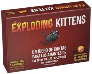 JUEGO DE MESA EXPLODING KITTENS | 3558380050315 | Librería Castillón - Comprar libros online Aragón, Barbastro
