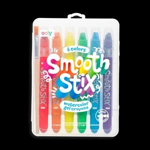 % OOLY SMOOTH STIX WATERCOLOR GEL CRAYONS 6 COLORES + 1 PINCEL | 810078033165 | Librería Castillón - Comprar libros online Aragón, Barbastro