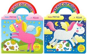 Unicornios para pintar y pegar (2 títulos) | 9788467768626 | Busquets, Jordi | Librería Castillón - Comprar libros online Aragón, Barbastro