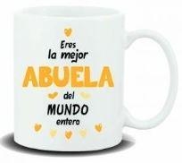TAZA COLECCION FAMILIA - LA MEJOR ABUELA DEL MUNDO | 8431234161564 | Librería Castillón - Comprar libros online Aragón, Barbastro