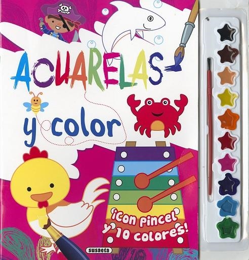 Acuarelas y color | 9788467768862 | Ediciones, Susaeta | Librería Castillón - Comprar libros online Aragón, Barbastro