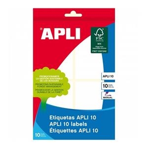 ETIQUETA APLI 10 1652 36x40MM | 8410782016526 | Librería Castillón - Comprar libros online Aragón, Barbastro