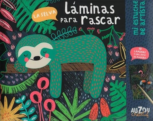 Láminas para rascar, la selva | 9782733875902 | Librería Castillón - Comprar libros online Aragón, Barbastro