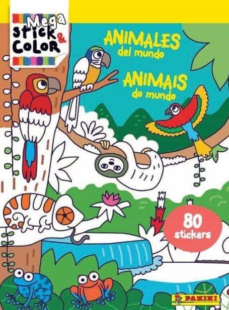 MEGA STICK & COLOR ANIMALES DEL MUNDO | 9788427871700 | VV.AA. | Librería Castillón - Comprar libros online Aragón, Barbastro