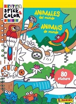 MEGA STICK & COLOR ANIMALES DEL MUNDO | 9788427871700 | VV.AA. | Librería Castillón - Comprar libros online Aragón, Barbastro