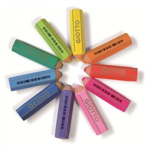 GOMA DE BORRAR GIOTTO FORMA LAPIZ COLORES VARIADOS | 8000825020698 | Librería Castillón - Comprar libros online Aragón, Barbastro