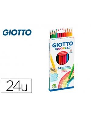 LÁPICES COLOR GIOTTO COLORS 24 COLORES | 8000825009945 | Librería Castillón - Comprar libros online Aragón, Barbastro
