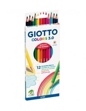 LÁPICES COLOR GIOTTO COLORS 12 COLORES | 8000825009907 | Librería Castillón - Comprar libros online Aragón, Barbastro
