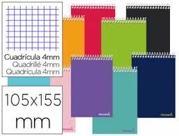 LIBRETA ESPIRAL LIDERPAPEL OCTAVO APAISADO SMART TAPA BLANDA 80H 60GR CUADRO 4mm | 8423473098046 | Librería Castillón - Comprar libros online Aragón, Barbastro