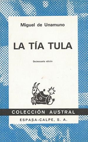 La tía Tula | 9788423901227 | Unamuno, Miguel de | Librería Castillón - Comprar libros online Aragón, Barbastro