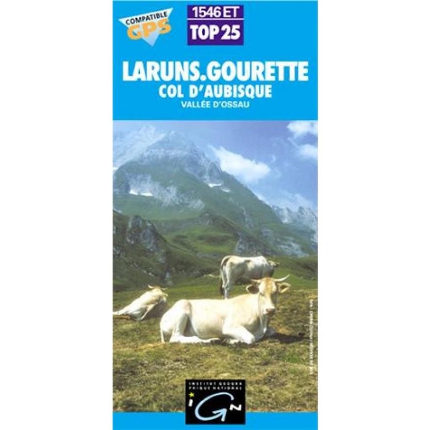MAPA LARUNS GOURRETTE COL D'AUBISQUE VALLEE D'OSSAU TOP 25 1546 ET IGN FRANCIA | 3282111546517 | Librería Castillón - Comprar libros online Aragón, Barbastro