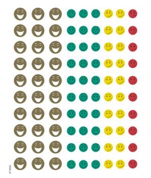 GOMETS CARA FELIZ PEQUEÑOS REMOVIBLES BOLSA CON 2 HOJAS  | 8410782168003 | Librería Castillón - Comprar libros online Aragón, Barbastro