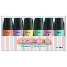 PACK 6 MINI MARCADORES PASTEL DOHE | 8421938796025 | Librería Castillón - Comprar libros online Aragón, Barbastro