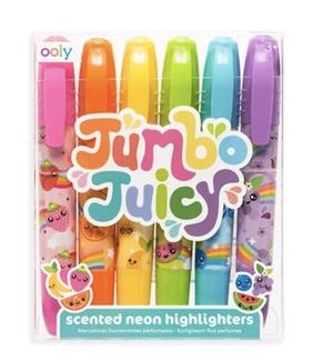 OOLY JUMBO JUICI SCENTED NEON HIGHLIGHTERS 6 COLORES | 810078033905 | Librería Castillón - Comprar libros online Aragón, Barbastro