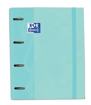 CARPETA ANILLAS OXFORD EBIND OXFCLA A4+ 100H 90 GR CUADRICULA 5MM CB TE ICE MINT PASTEL | 8412771031428 | Librería Castillón - Comprar libros online Aragón, Barbastro