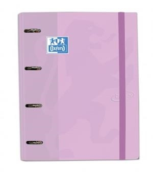 CARPETA ANILLAS OXFORD EBIND OXFCLA A4+ 100H 90 GR CUADRICULA 5MM CB TE MALVA PASTEL | 8412771031503 | Librería Castillón - Comprar libros online Aragón, Barbastro