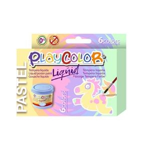 TEMPERA INSTANT PLAYCOLOR COLORES PASTEL 6 COLORES DE 40 ML | 8414213168013 | Librería Castillón - Comprar libros online Aragón, Barbastro