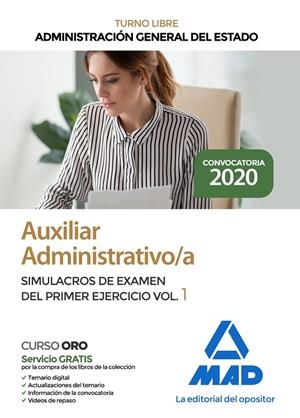 Auxiliar Administrativo de la Administración General del Estado. Simulacros de E | 9788414236840 | No disponible | Librería Castillón - Comprar libros online Aragón, Barbastro