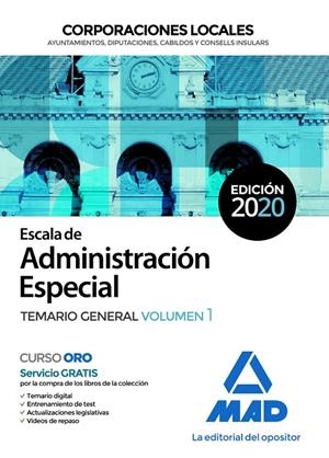Escala de Administración Especial. Corporaciones Locales. Temario General Volume | 9788414236550 | No disponible | Librería Castillón - Comprar libros online Aragón, Barbastro
