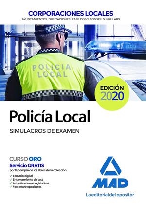 Policía Local. Simulacros de examen | 9788414236611 | No disponible | Librería Castillón - Comprar libros online Aragón, Barbastro