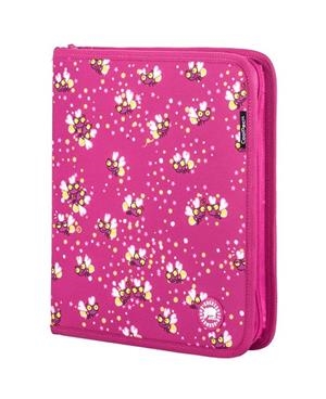 CARPETA ANILLAS A4 TELA CON CREMALLERA KUKUXUMUSU LUCYS | 8446322202074 | KUKUXUMUSU | Librería Castillón - Comprar libros online Aragón, Barbastro