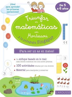 Triunfar en matemáticas con Montessori y la pedagogía Singapur | 9788418100291 | VV.AA. | Librería Castillón - Comprar libros online Aragón, Barbastro