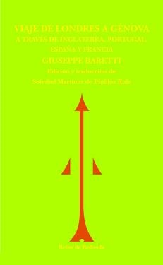 VIAJE DE LONDRES A GENOVA | 9788493365615 | BARETTI, GIUSEPPE | Librería Castillón - Comprar libros online Aragón, Barbastro