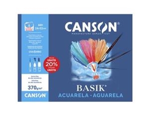 PAPEL ACUARELA PACK BASIK 370 GRS 370 GR A4+ 10 HOJAS | 3148950025463 | Librería Castillón - Comprar libros online Aragón, Barbastro