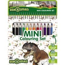 DINOSAURIOS MINI LIBRO CON LAPICES DE COLORES | 8595593819693 | VV.AA. | Librería Castillón - Comprar libros online Aragón, Barbastro
